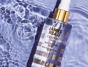 Yabuko JR Gradual Tan H2O sejas iedeguma sprejs, 100ml, mitrs un viegli uzklājams sejas sejas ādas tonēšanai.