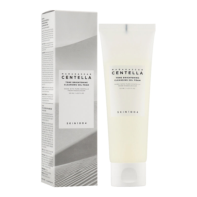 YABUKO SKIN1004 Madagascar Centella attīrošas želeja-putas 125ml, viegla un maiga sejas attīrīšanas želeja ar Centella ekstraktu.