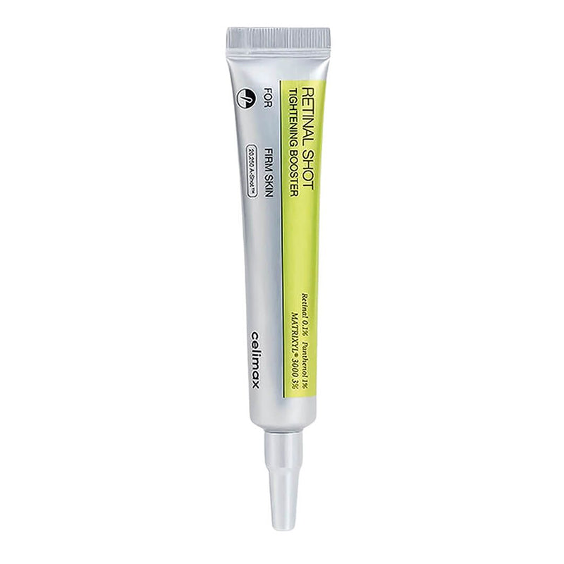 YABUKO CELIMAX Vita-A Retinal Shot serums ampulas pret grumbām un novecošanos, 15 ml, koncentrēts sejas booster.