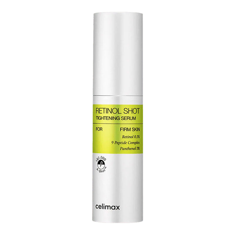 YABUKO CELIMAX The Vita-A Retinol Shot sejas serums, 30 ml, ar retinolu ādas tvirtumam un grumbu mazināšanai