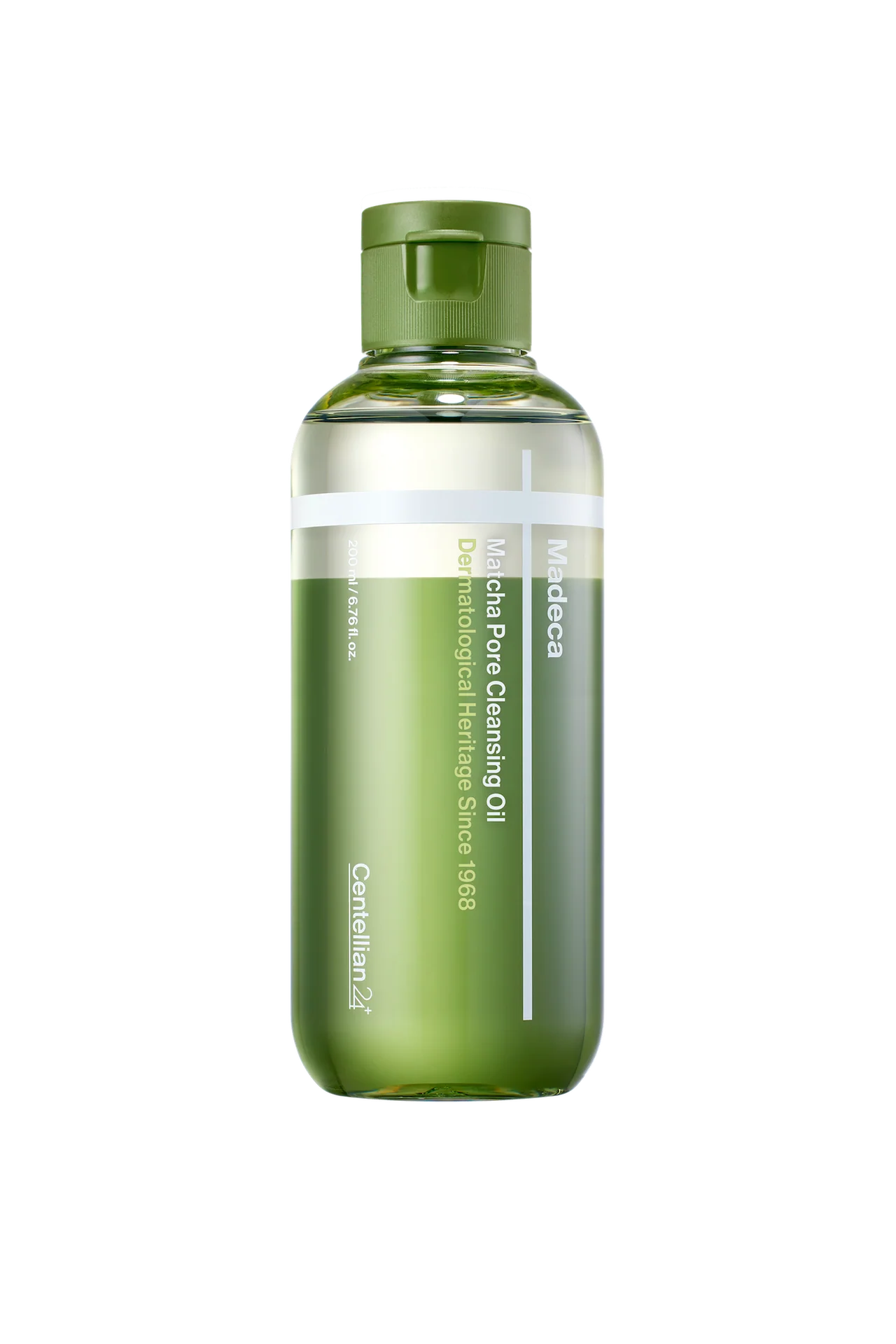 YABUKO Centellian24 Madeca Matcha sejas tīrīšanas eļļa porām, 200ml, dabīga poru attīrīšana ar matcha ekstraktu.