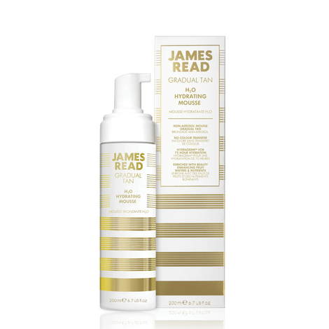 Mitinošas paštonējošas mitrinošas putas YABUKO JR Gradual Tan H2O, 200ml, gluda un dabīga bronza efektam.