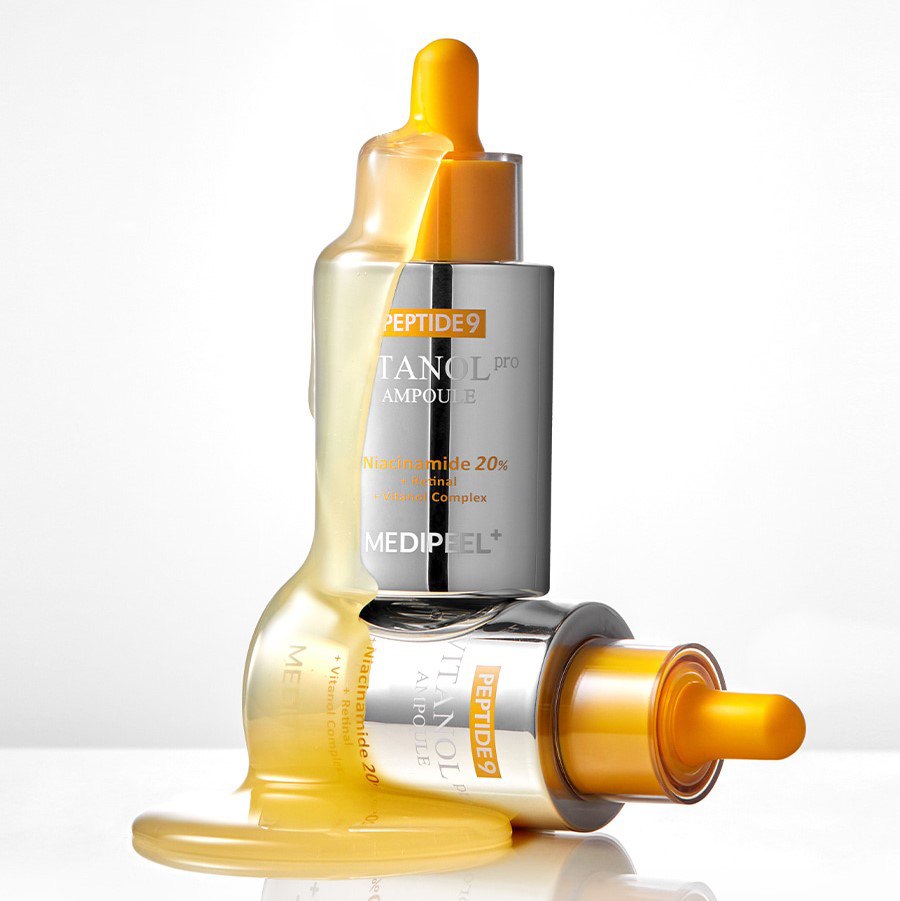 YABUKO MEDI-PEEL Peptide 9 Vitanol Ampoule Pro atjaunojoša ampula ar peptīdiem, 30 ml, sejas ādas kopšanai.
