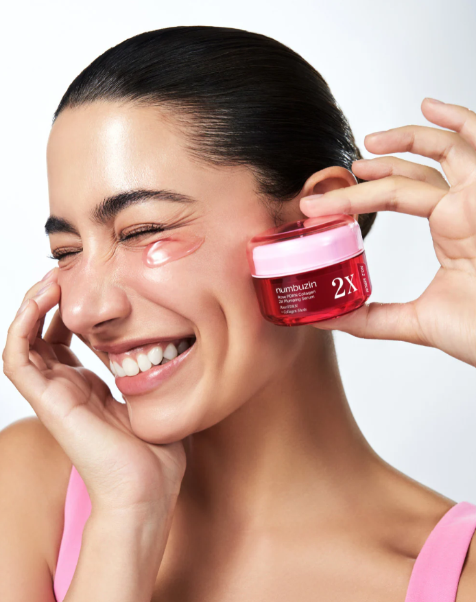 YABUKO Kolāgena 2x Serums Numbuzin No.2 Rožu PDRN, 30 ml, mitrinošs un kollagēna bagātināts sejas serums.