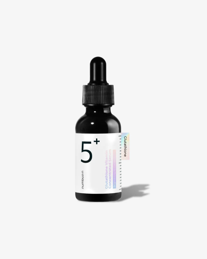 YABUKO Numbuzin No.5 glutationa vitamīnu serums, koncentrēts, 30 ml, skaidrs pudelē ar dozatoru, paredzēts sejas kopšanai