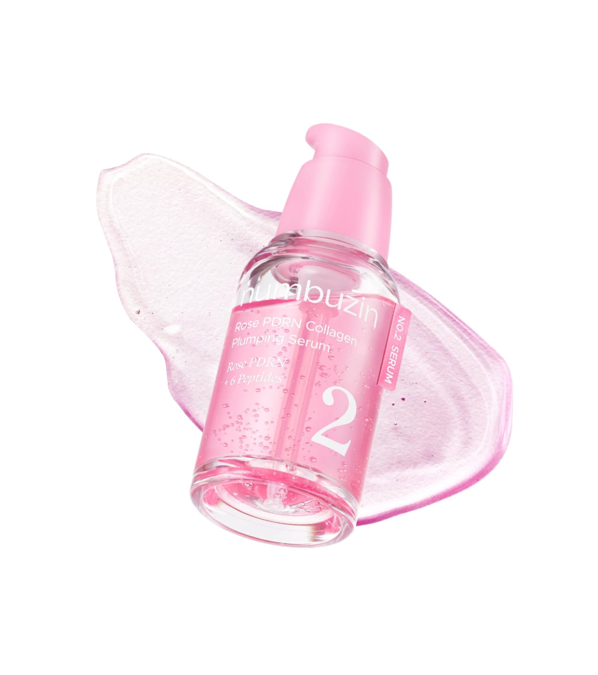 Kolageno drėkinamasis serumas „Numbuzin No.2 Rose PDRN Collagen Plumping“