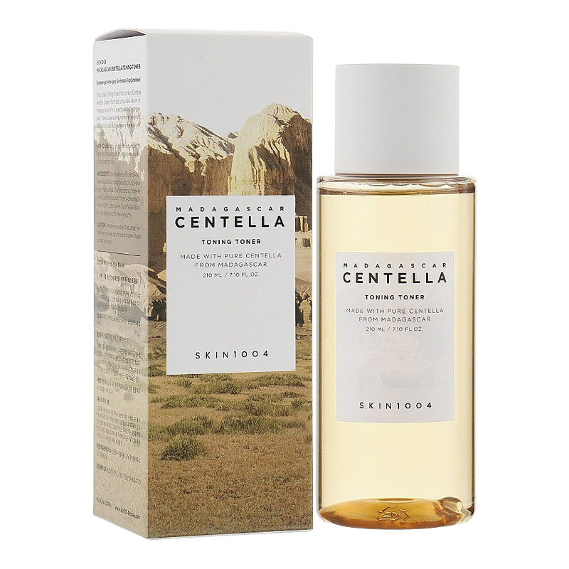 YABUKO SKIN1004 Madagaskaras Centella mitrinošs toniķis 210ml, dabīgs sejas ādas toniks ar Centella sastāvdaļu