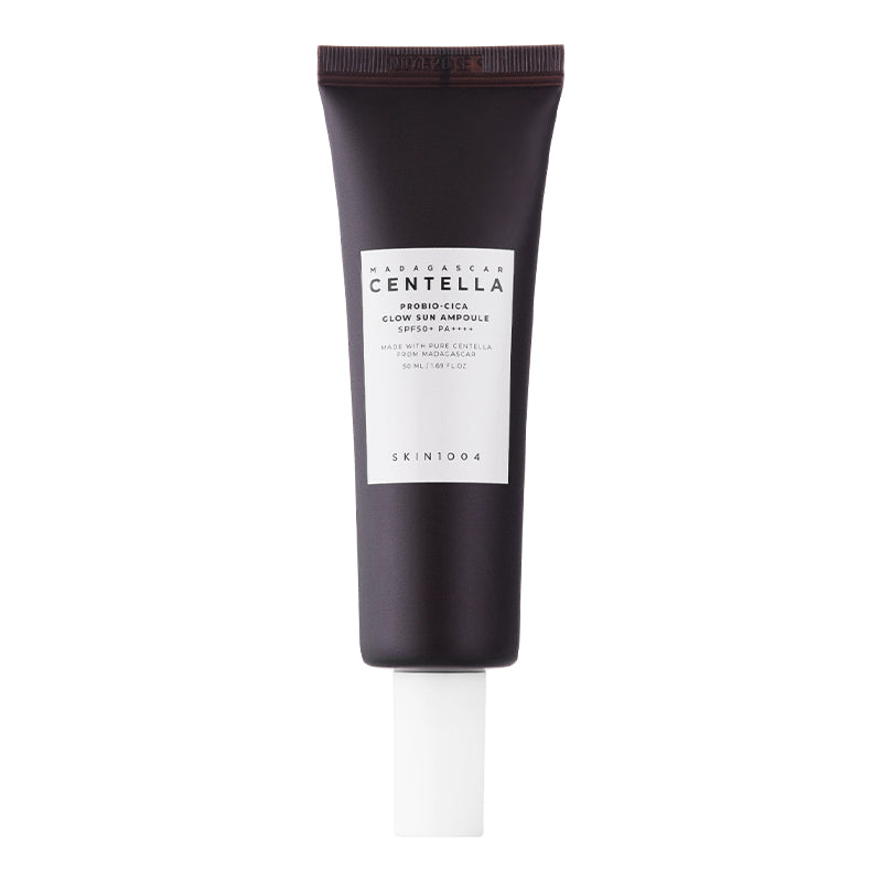 YABUKO SKIN1004 Centella Probio-Cica Glow Saules ampula, 50ml, dabīgs ādas kopšanas līdzeklis ar centellu un probiotikām