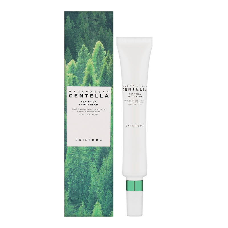 YABUKO SKIN1004 Madagaskaras Centella Tea-Trica punktu krēms, 20 ml, uzbriedumiem un ādas iekaisumiem
