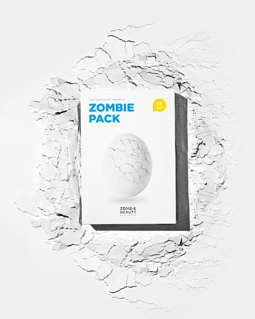 YABUKO Sejas liftinga masku komplekts SKIN1004 ZOMBIE PACK & ACTIVATOR, 8 maziem iepakojumiem ar 2 g katrā.