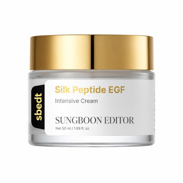 Intensīvi atjaunojošs sejas krēms ar peptīdiem – Sungboon Editor Silk Peptide EGF Intensive Cream
