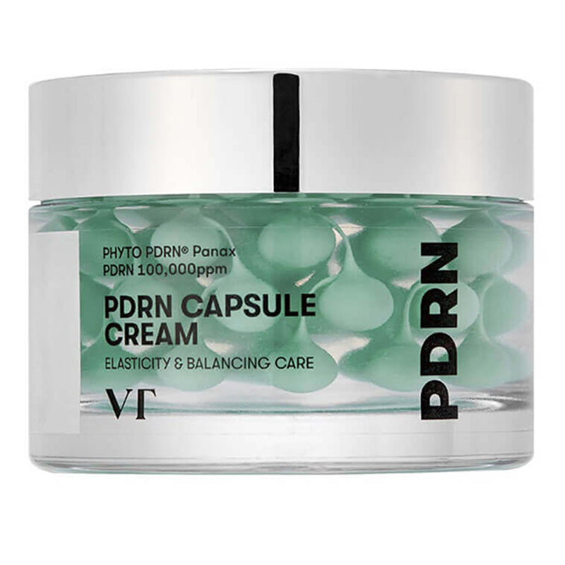 Mitinošs sejas kapsulu krēms YABUKO VT Cosmetics PDRN, 50 ml, mitrina un uzlabo ādas veselību.
