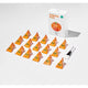 YABUKO SKIN1004 Pumpkin Pack ādas atjaunojoša maska ar ķirbļu ekstraktu, 16 gab. 4g iepakojumā, piemērota ādai atjaunošanai.