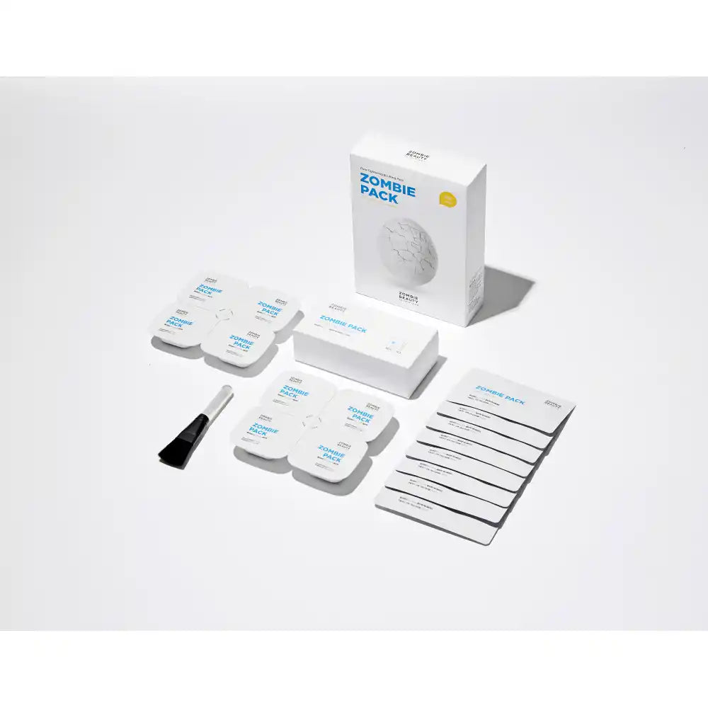 YABUKO SKIN1004 Zombie masku komplekts ar 8 vienībām, sejas liftinga un aktivatora maskas, 2g katra, kopā 16g.